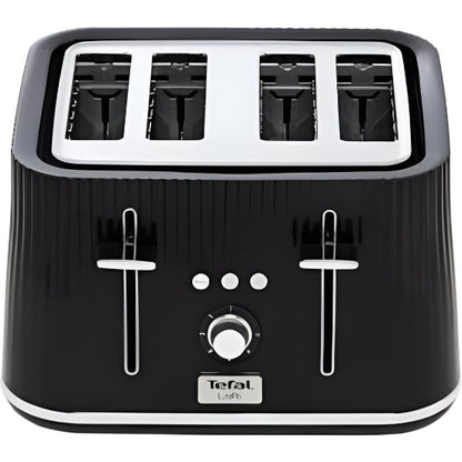 Tefal Loft Toaster, 4Slots, Modern Design, Black