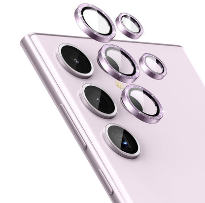 Tempered Glass Camera Lens Protector  for Galaxy S23 Ultra-Glimmer Purple