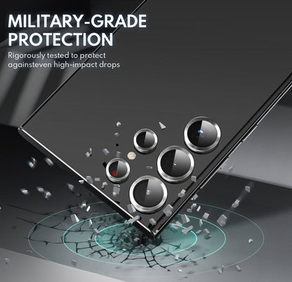 Tempered Glass Camera Lens Protector  for Galaxy S23 Ultra-Silver