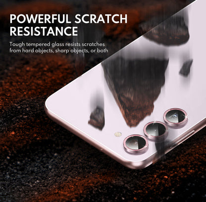 Tempered Glass Camera Lens Protector for Galaxy S23/S23 Plus-Glimmer Pink