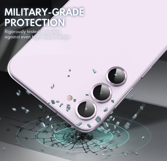 Tempered Glass Camera Lens Protector for Galaxy S23/S23 Plus-Rose Gold