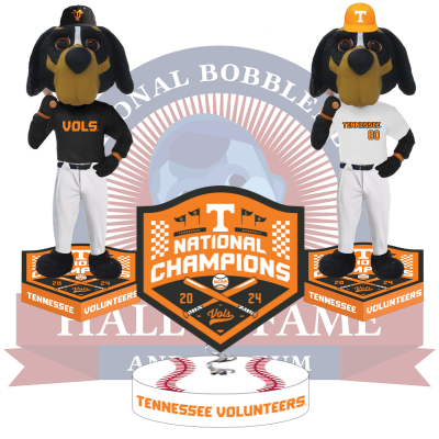 Tennessee Volunteers 2024 Men's College World Series National Champions Bobbleheads