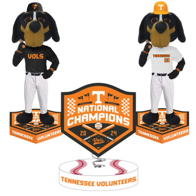 Tennessee Volunteers 2024 Men's College World Series National Champions Bobbleheads