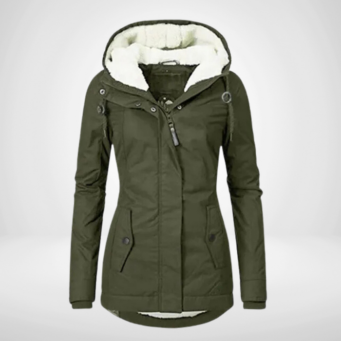 Teresa | Women's Hooded Fleece Lined Winter Jacket