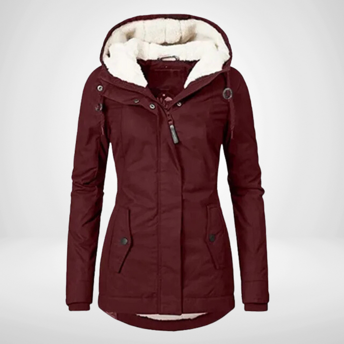 Teresa | Women's Hooded Fleece Lined Winter Jacket