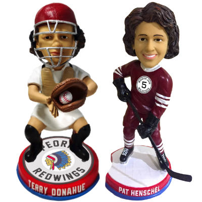 Terry Donahue Pat Henschel Bobbleheads