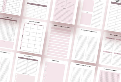 Ladystrategist Thanksgiving Canva Planner Template instagram canva templates social media templates etsy free canva templates