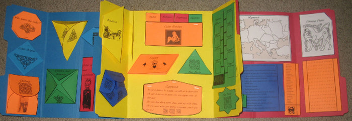 The Celts Lapbook - PRINTED