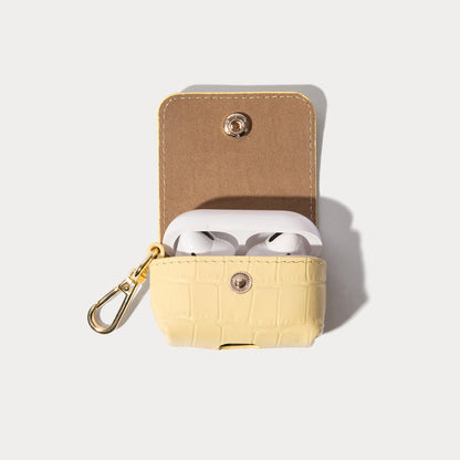 The Lily Essentials Set - Butter Yellow Croc/Gold