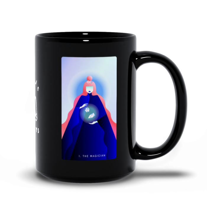 The Magician Black Mug