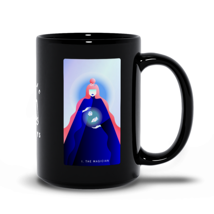 The Magician Black Mug
