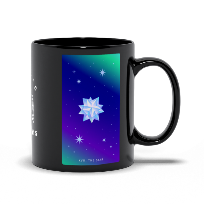 The Star Black Mug