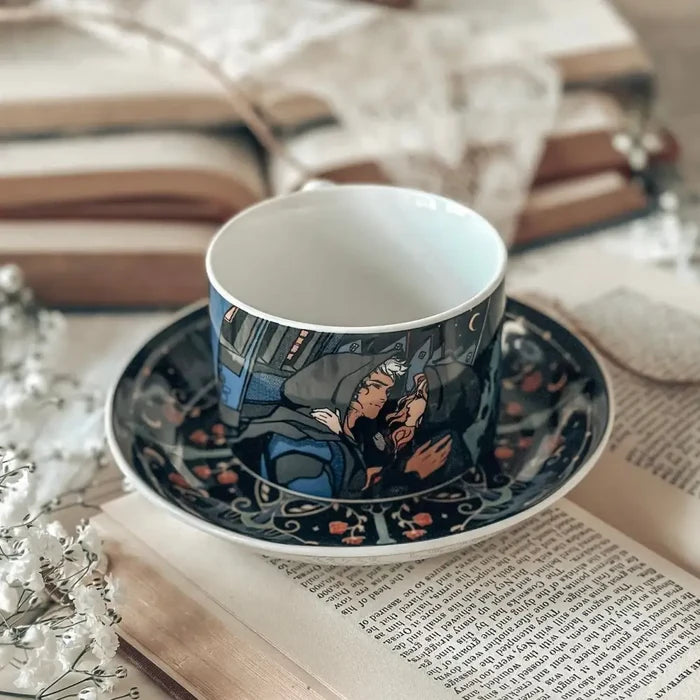 Throne of Glass Inspired: Tea Cup + Saucer Set