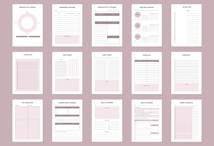 Ladystrategist To Do Lists And Productivity Planner Canva Template instagram canva templates social media templates etsy free canva templates