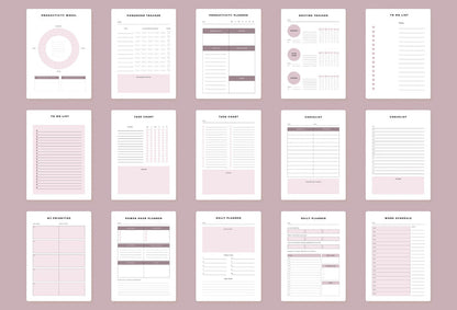 Ladystrategist To Do Lists And Productivity Planner Canva Template instagram canva templates social media templates etsy free canva templates