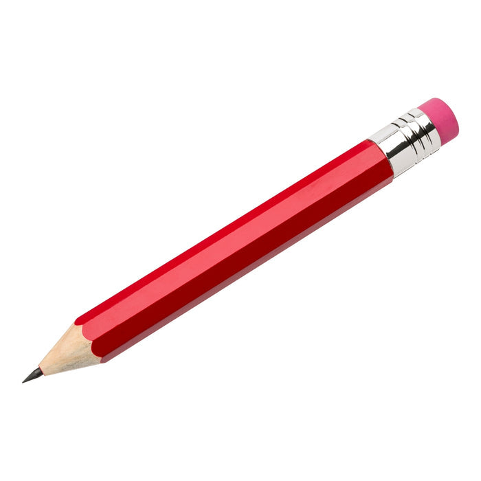 The Toysmith Giant Pencil by Toysmith is a sharpened red jumbo wooden pencil with a silver ferrule and pink eraser, shown on a white background.