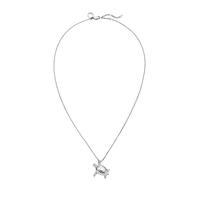 Turtle Big Halskette Silber