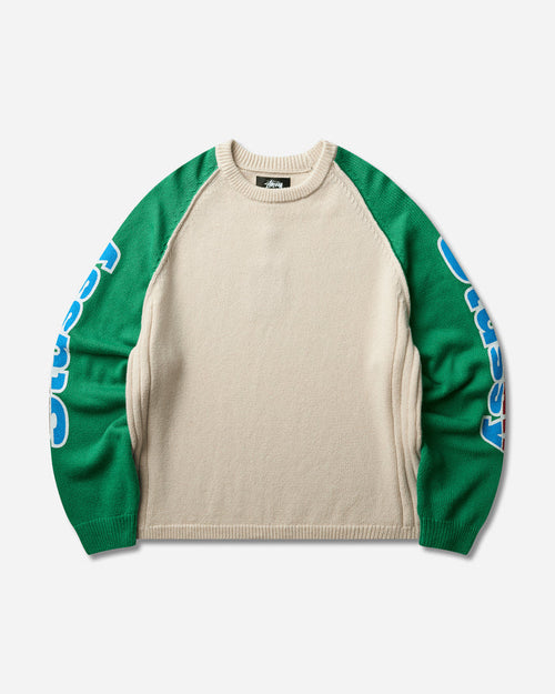 Stüssy Two Tone Raglan Sweater Natural Knitwears Sweaters 117299SJ 1002