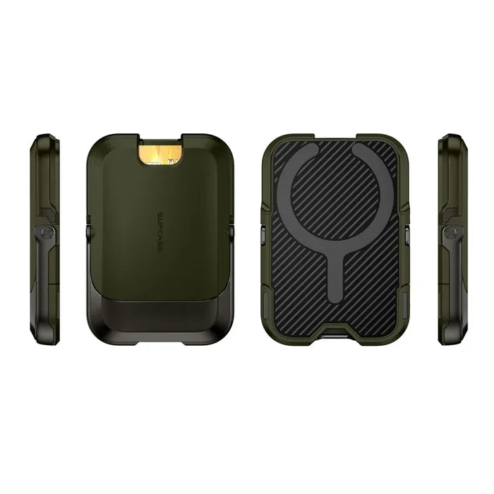 UB Mag Vault Magnetic Wallet with Stand - Battle Green