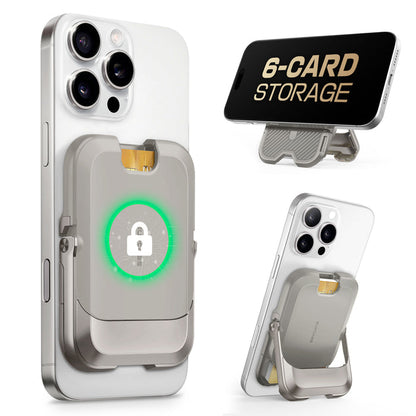 UB Mag Vault Magnetic Wallet with Stand - Gray