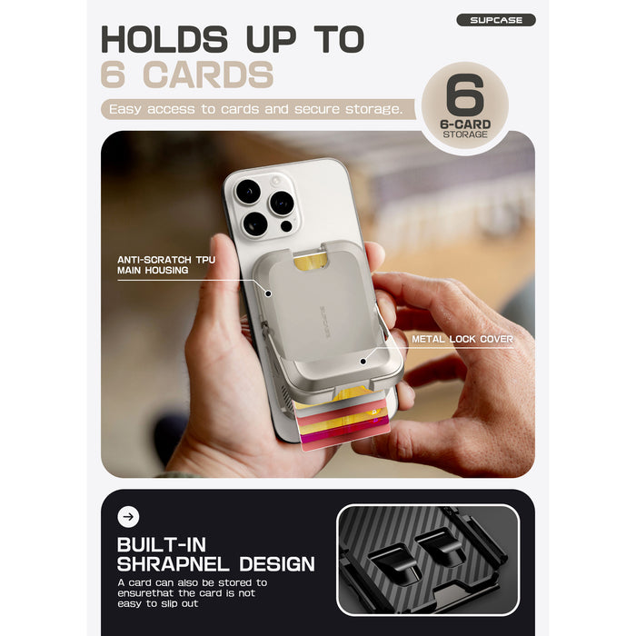 UB Mag Vault Magnetic Wallet with Stand - Gray