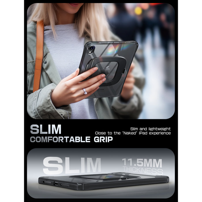 UB Prism Slim Clear iPad Case for iPad Mini 6/7 (8.3") - Black