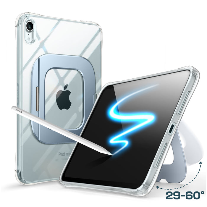 UB Prism Slim Clear iPad Case for iPad Mini 6/7 (8.3") - Blue