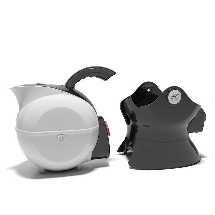 Uccello Tilt-To-Pour Kettle 1.5L – Black & White | UCELLO1 from Uccello Designs - DID Electrical