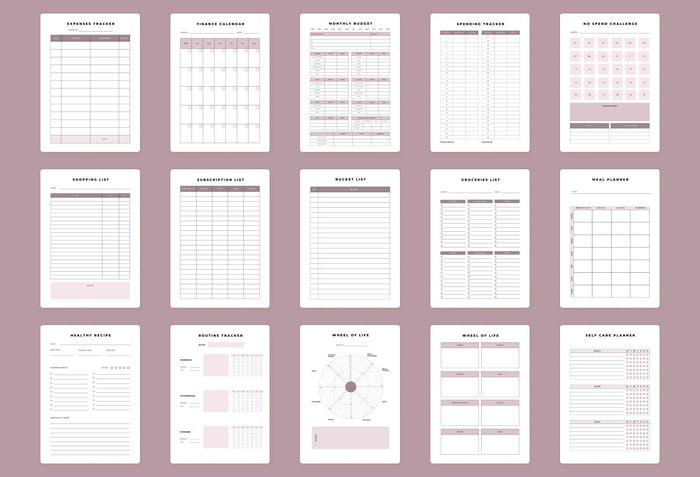 Ladystrategist Ultimate Life Planner Canva Template instagram canva templates social media templates etsy free canva templates