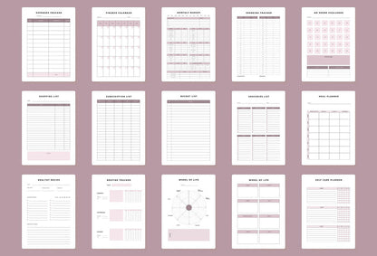 Ladystrategist Ultimate Life Planner Canva Template instagram canva templates social media templates etsy free canva templates
