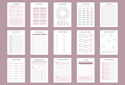 Ladystrategist Ultimate Life Planner Canva Template instagram canva templates social media templates etsy free canva templates