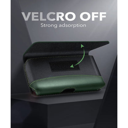 Universal Belt Clip Cell Phone Holster for Galaxy Fold and Large Phones-Green