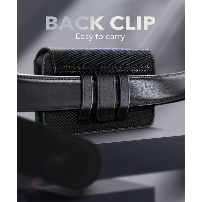 Universal Belt Clip Cell Phone Holster for Galaxy Fold and Large Phones-Green