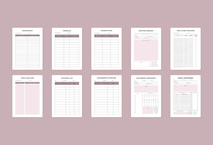 Ladystrategist University Planner Canva Template instagram canva templates social media templates etsy free canva templates
