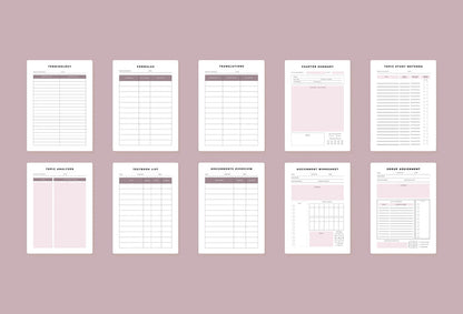 Ladystrategist University Planner Canva Template instagram canva templates social media templates etsy free canva templates