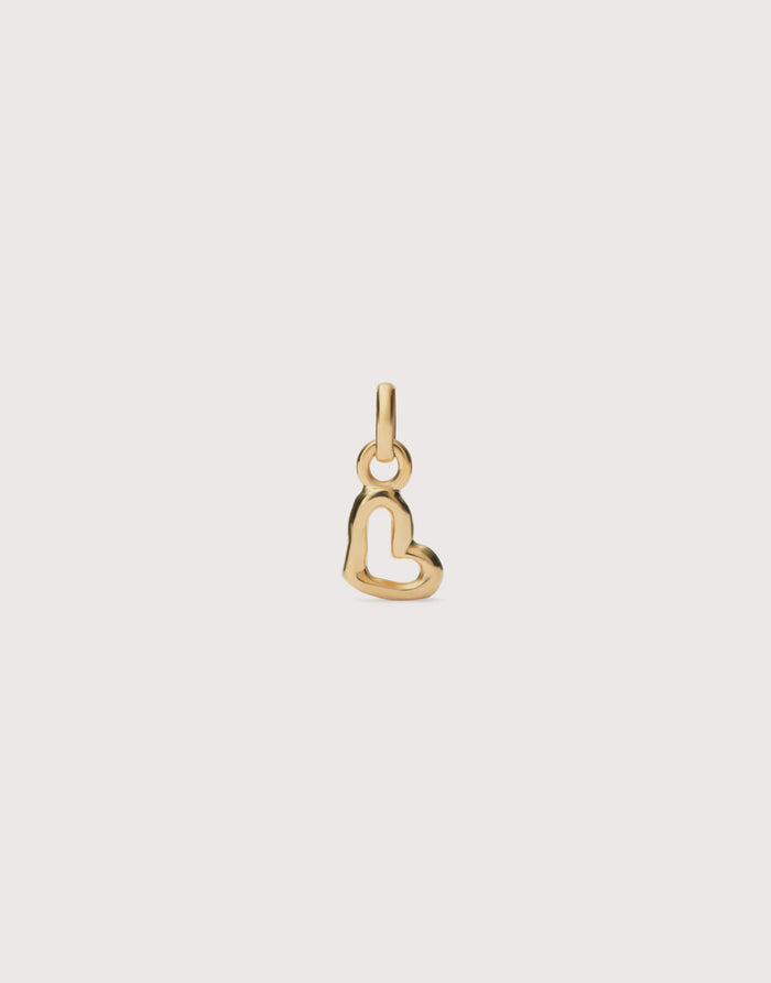 UNOde50 Gold Open Heart Charm