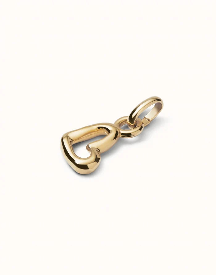 UNOde50 Gold Open Heart Charm