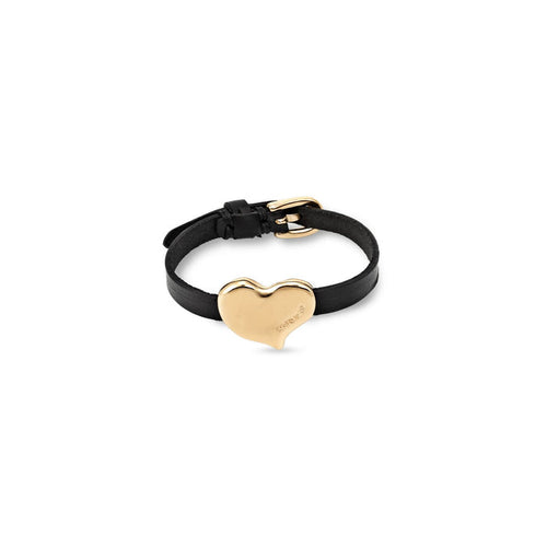 UNOde50 Heart Leather Bracelet - Gold