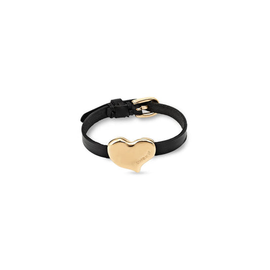 UNOde50 Heart Leather Bracelet - Gold