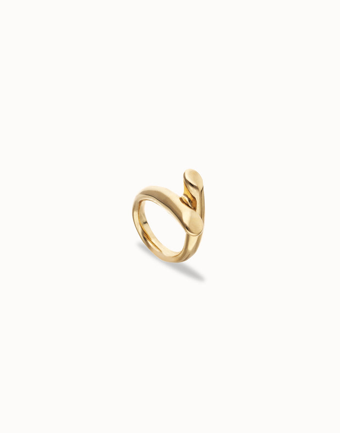 UNOde50 Intertwined Gold Ring