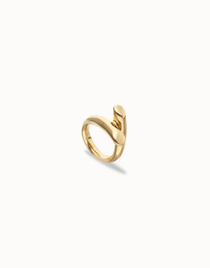 UNOde50 Intertwined Gold Ring