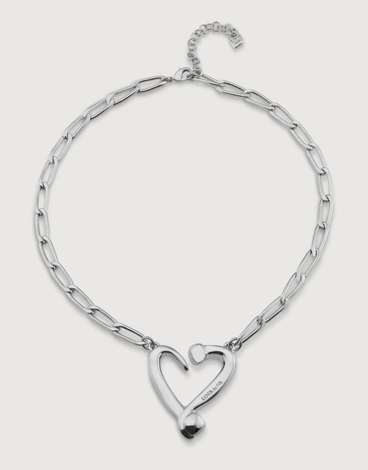 UNOde50 Silver Heart Necklace