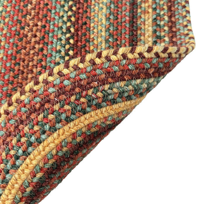 Uwharrie Ridge Autumn Braided Rug Oval image
