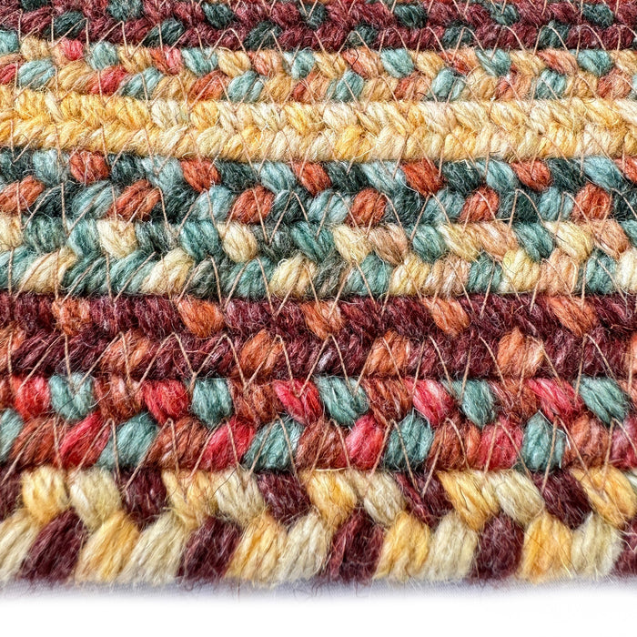 Uwharrie Ridge Autumn Braided Rug Oval image