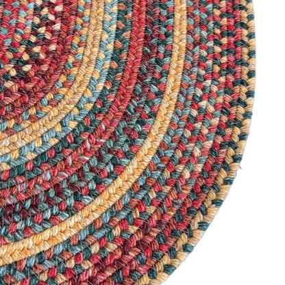 Uwharrie Ridge Autumn Braided Rug Oval image