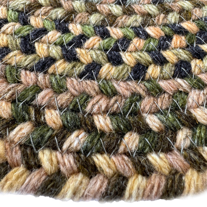 Uwharrie Ridge Forest Path Braided Rug Oval image