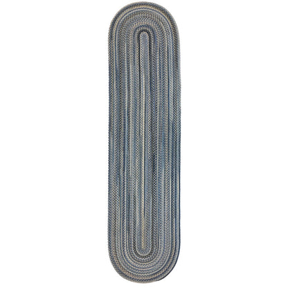 Uwharrie Ridge River Rock Braided Rug Oval image