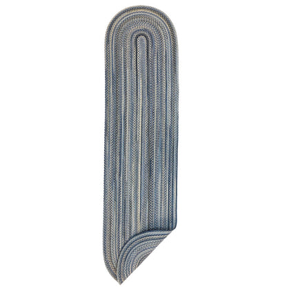 Uwharrie Ridge River Rock Braided Rug Oval image