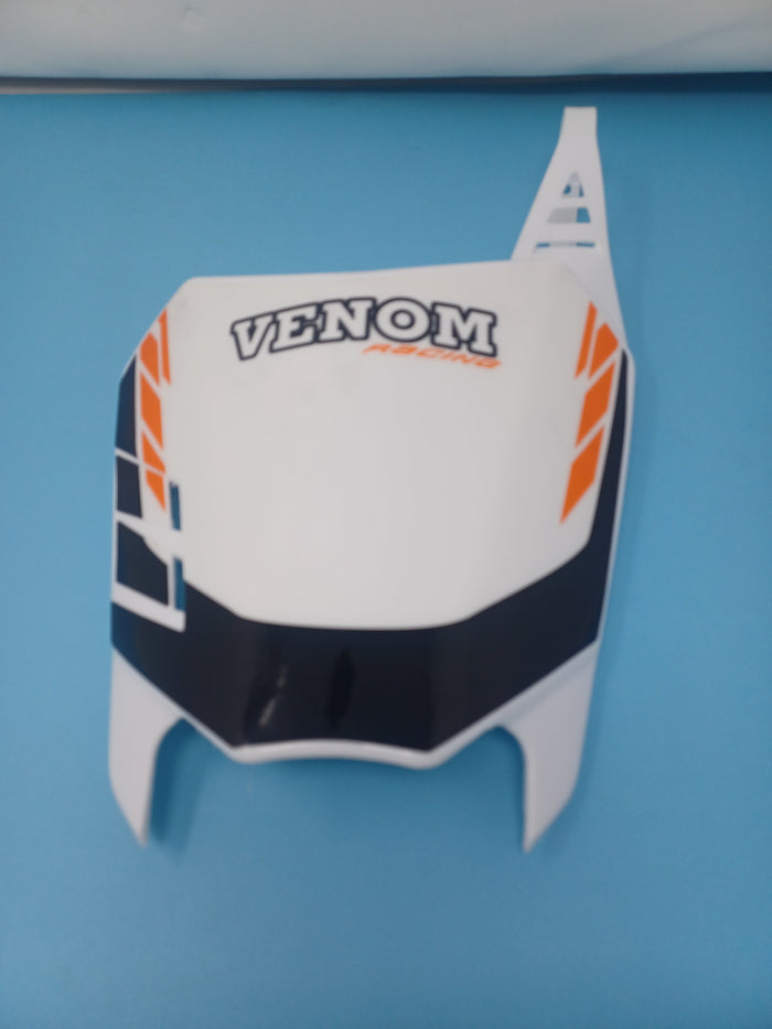Venom Thunder 125cc Dirt Bike | Number plate (304013022002) White