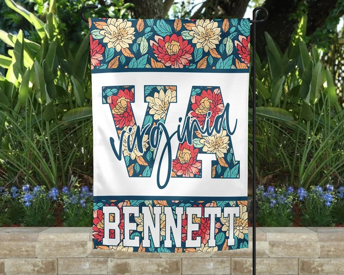 Virginia Blooms | Personalized Garden Flag